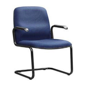 Sleigh Base Chair with Armrests – Upholstered Office & Visitor Chair C055)
