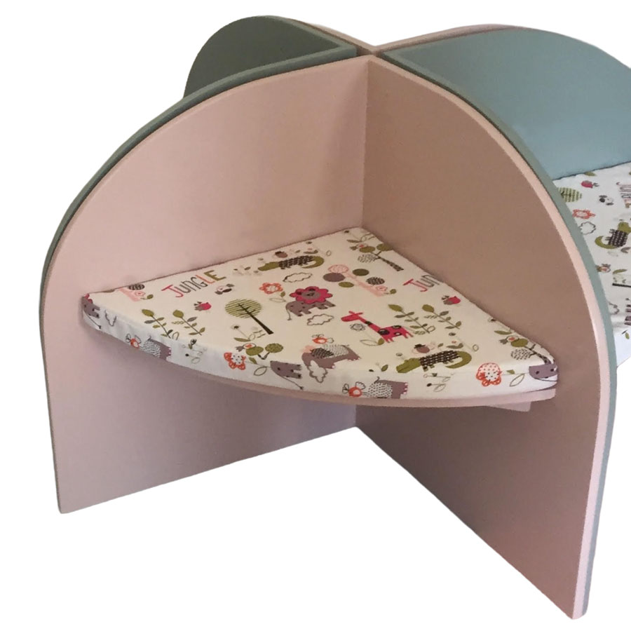 Modular 4-in-1 Seating – Flexible Classroom & Play Seating (C071)