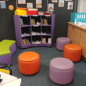 Ottoman – Upholstered Classroom & Library Seating (C080)