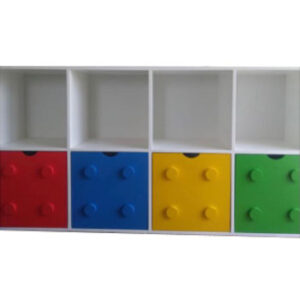 Lego Pigeonhole Unit – 6 Division Storage Shelf (S047)