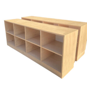 Hallway Pigeonhole Unit – Personal Storage Cubby System (S049)