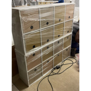 Pigeonhole Unit with Wooden Boxes – Classroom Storage Organiser (S050)