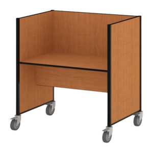 Library Book Trolley – Mobile Book Storage Cart (S064)
