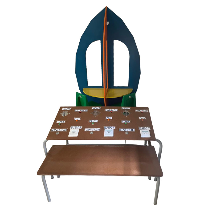 Rocket Table – Children’s Imaginative Play Station (S099) - Image 2